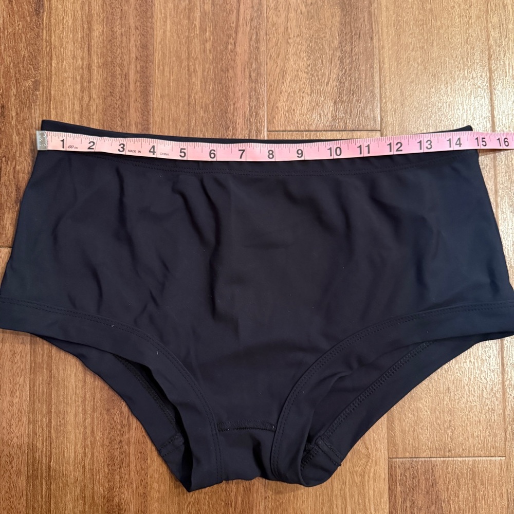 Black Nu Swim “Friend Brief” Bikini Bottoms